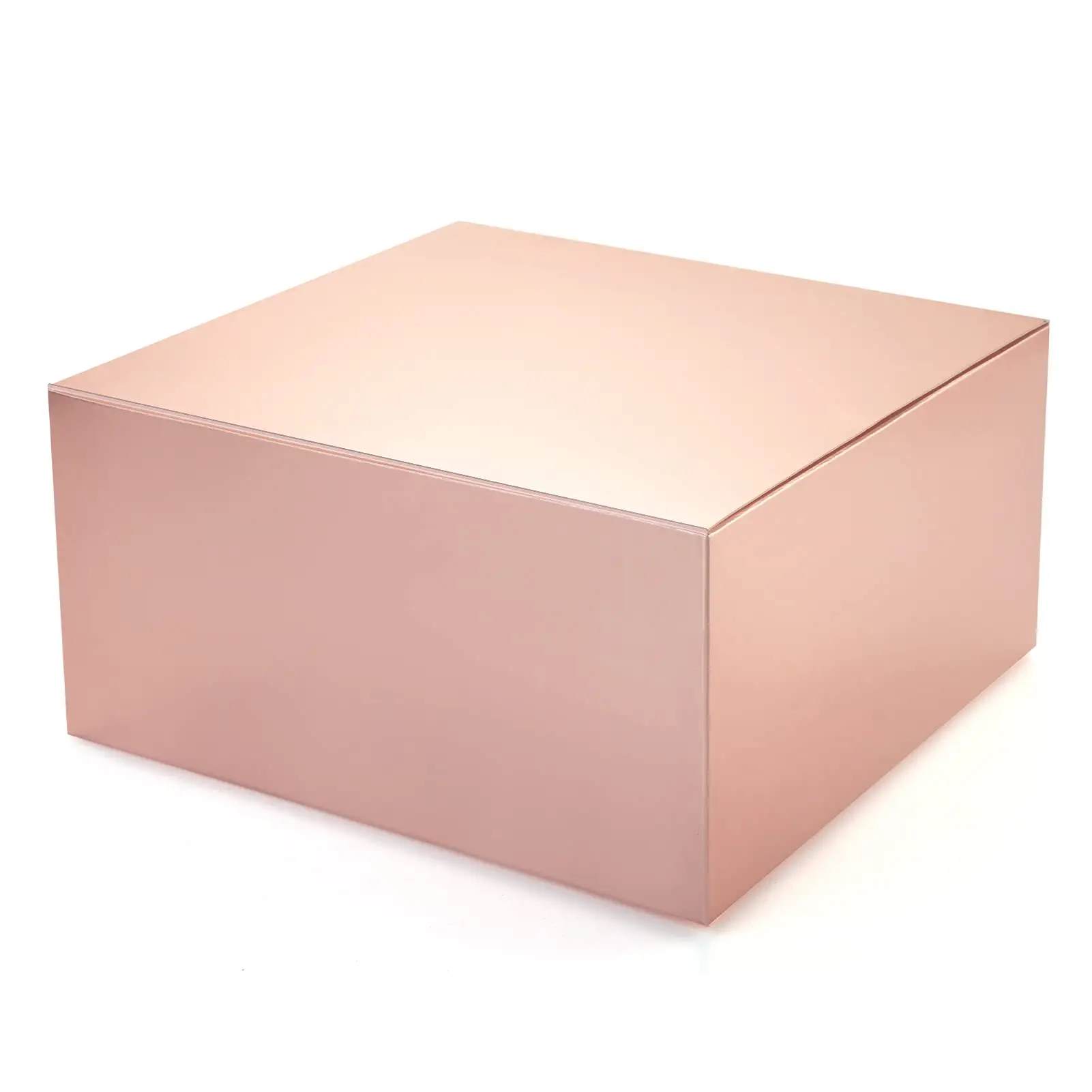 Verkauf von einfachen Design Rose Pink Geschenk boxen Karton Papier Geschenk box mit Deckel