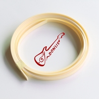 Factory Supplier 1650*6*1.5mm Ivory ABS Plastic Guitar Binding for Electric Acoustic Guitars in Black White Colors