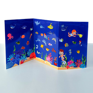 Libro di Adesivi per l'Apprendimento Prescolare, Adesivi <span class=keywords><strong>Fai</strong></span>-<span class=keywords><strong>da</strong></span>-<span class=keywords><strong>Te</strong></span> per Bambini, Giocattoli per l'Interazione e l'Amicizia, Impermeabili e Riutilizzabili - Product Image 3