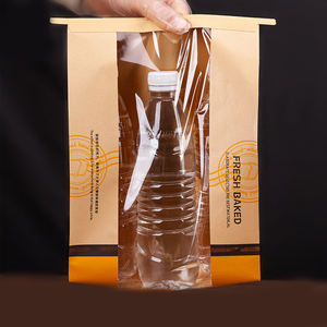 KM personalizado pan largo baguette francesa Caterpillar tostadas galletas pastel galleta embalaje impermeable bolsa <span class=keywords><strong>de</strong></span> papel Kraft para pan - Product Image 2