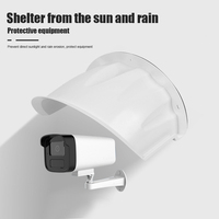 Precio de fabricación al aire libre impermeable plástico Sunny Rain Cámara cubierta montaje protección caso CCTV Accesorios