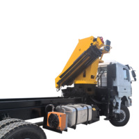 Grue à flèche pliante montée sur camion Grue à flèche mobile montée sur camion