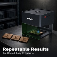 Mini graveur laser de bureau, machine de gravure portable, connexion USB pour le bois, l'acrylique, le cuir, artisanat, usage domestique DAJA DJ6