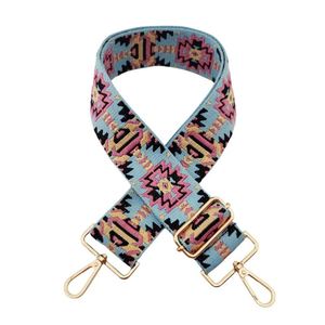 Nouveau Style ethnique épaissi Jacquard femmes large sac accessoires épaule bandoulière longue sangle fabricant transfrontalier - Product Image 3