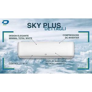 Diloc <b>12000</b> <b>BTU</b> Sky Plus Inverter Air Conditioner with Integrated Wi-Fi for Home Hotel and Outdoor DC Power Cooling Function - Product Image 4