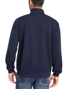 Casual Pullover <b>Tops</b> Quater <b>Zip</b> Sweatshirt logo Embroidery French Terry Pullover Cotton-Blend - Product Image 5