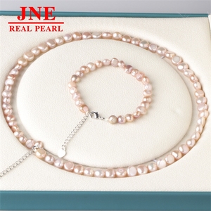 Natürliche Perlenkette mit Verlängerungskette, Muttertagsgeschenk für Ältere - Product Image 1
