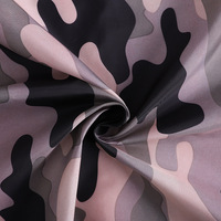 Tissu camouflage en taffetas 100 % polyester imperméable pour vestes d'extérieur, doublure respirante et résistante aux déchirures pour vêtements