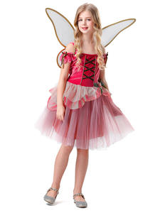 Disfraz de Princesa <span class=keywords><strong>con</strong></span> Tutú para Niñas, Vestido de Hada del Bosque <span class=keywords><strong>con</strong></span> Alas para Actuaciones del Día del Niño - Product Image 6