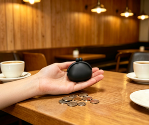 <span class=keywords><strong>Portamonete</strong></span> in Silicone Alimentare Stampato a Iniezione Resistente alle Cadute, Custodia Portatile per Auricolari con Logo e Stampo Personalizzati - Product Image 4