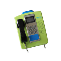Téléphone scolaire en acier laminé avec système RFID prenant en charge les systèmes de communication analogiques ou 4G