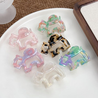 Pince à cheveux en acétate FANXING CUSTOM, design creux chiot, minimaliste, mignonne, type requin, accessoires capillaires quotidiens pour filles