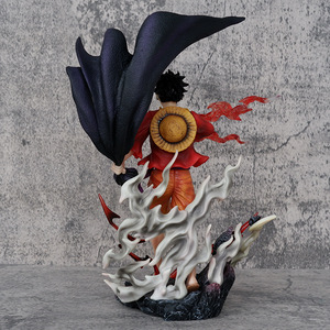 28cm Anime <span class=keywords><strong>Luffy</strong></span> Figura Mono <span class=keywords><strong>D</strong></span>. <span class=keywords><strong>Luffy</strong></span> cuatro emperadores figura de acción PVC modelo coleccionable muñeca de juguete - Product Image 4
