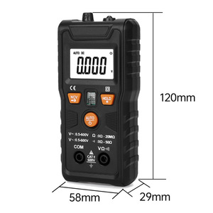 Multímetro Digital de 4 Dígitos con Rango Automático, 600V AC/DC, Medición de Voltaje, Resistencia, Continuidad y Diodos, para Uso Industrial - Product Image 2