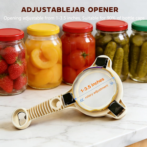 Ouvre-bouteille et ouvre-boîte en acier inoxydable à manche allongé avec design multifonctionnel <span class=keywords><strong>pour</strong></span> un ouverture sans effort des bouchons - Product Image 3