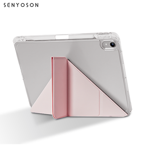 Ốp lưng da dạng gấp SYX Y-fold cho iPad Air Pro thế hệ 5 6 7 8 9 10, ốp trong suốt 2024 <span class=keywords><strong>MINI</strong></span> 3 <span class=keywords><strong>4</strong></span> 10.9 11 12.9 13 inch - Product Image 4
