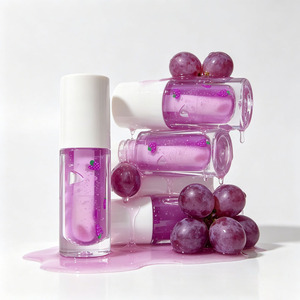 Brillo Labial de Uva Hidratante, Brillo Labial Frutal con Efecto Jugoso, Tinte Labial en Gel, Hidratante, Vegano, con Logotipo Personalizado - Product Image 3