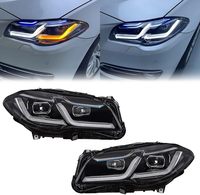Phares LED JC pour BMW Série 5 F10 F18 520i 525i 530i G30 G38 2011-2017 – Ensemble de phares avant de style modifié