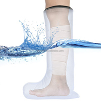 Vente en gros de couvre-jambes Bandage protecteur de plaie pour douche, natation, protection en plâtre imperméable à l'eau