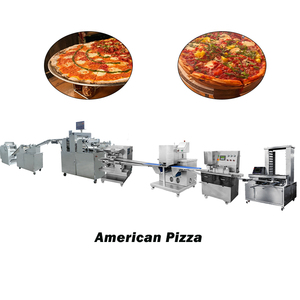 Línea de Producción de <span class=keywords><strong>Pizza</strong></span> Estilo Americano Totalmente Automática Longyu, Máquina Comercial para Hacer <span class=keywords><strong>Pizza</strong></span> en Bandeja para Panadería o Fábrica - Product Image 1