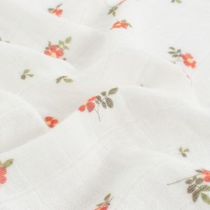 بطانيات قماط وشاش موسلين من الخيزران القطني العضوي بطباعة مخصصة للرضع والأطفال واللّف - Product Image 4