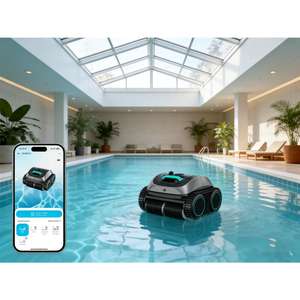 <span class=keywords><strong>Robot</strong></span> nettoyeur de <span class=keywords><strong>piscine</strong></span> intelligent <span class=keywords><strong>programmable</strong></span> avec fonction d'aspiration forte et d'escalade murale pour un entretien facile de la <span class=keywords><strong>piscine</strong></span> - Product Image 1