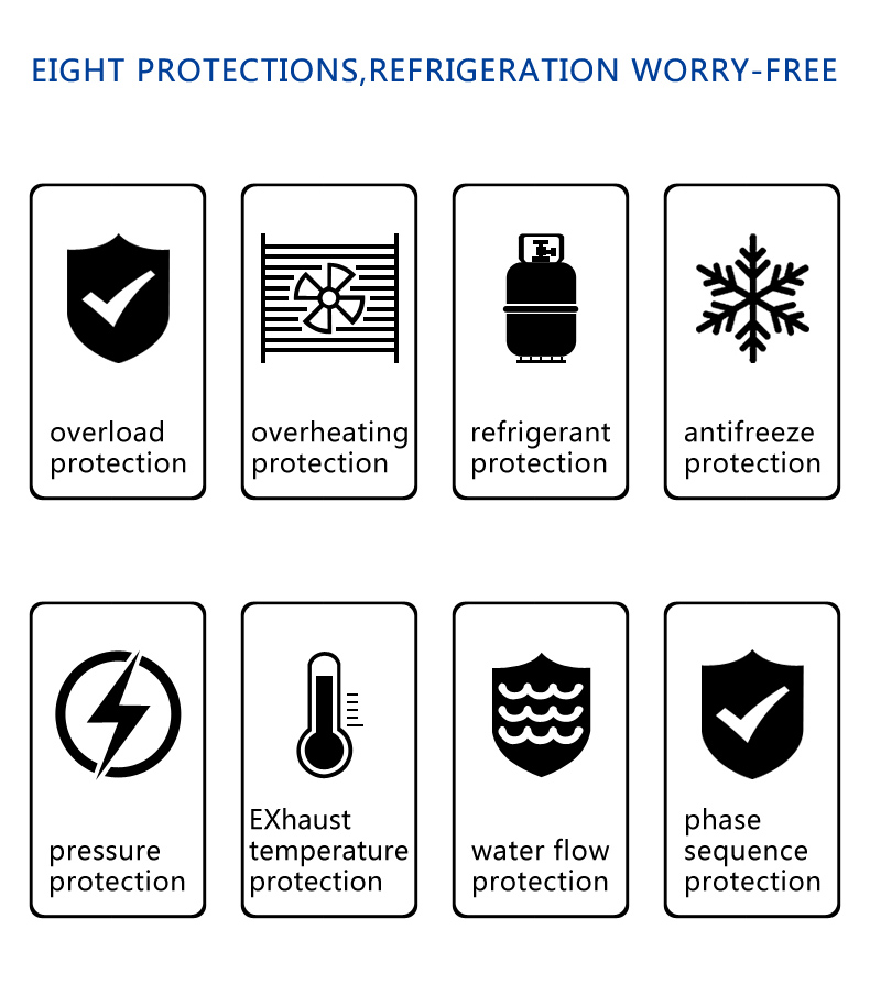 air condition system Screw water chiller manufacturer double Compressor