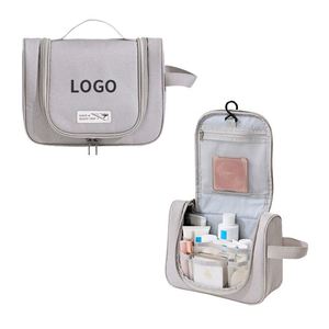 Custom Silk Printing Logo Toiletry Bag Portable High Sense Organizer Bag for Promotion - Product Image 1