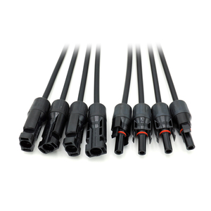 Conectores Solares XLPO de Cobre 10AWG, Cable Precableado en Y de 1 Macho a 4 Hembras, M/<span class=keywords><strong>FFF</strong></span> y <span class=keywords><strong>F</strong></span>/MMM, IP68, Cables de Extensión para Paneles Solares - Product Image 4