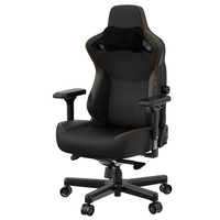 Luxueux personnalisé Vente en gros Chaise Silla en mousse moulée dense Re Gamer AndaSeat Kaiser 3 Chaise de jeu de qualité supérieure noire pour adultes