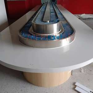 Ticari paslanmaz çelik dönen suşi konveyör bant küçük sıcak tencere masası restoran kendinden-servis ekipmanı için - Product Image 4