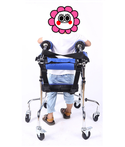 Tamaño <span class=keywords><strong>S</strong></span> Andador para niños con ruedas universales Ayuda para caminar para niños para entrenamiento de piernas Rehabilitación de hemiplejía Andador para parálisis cerebral - Product Image 3