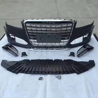 Kits de Parachoques Delanteros para Auto A8 S8, Kits de Carrocería Estilo S8 con Parrilla Negra para Audi A8 D4 PA 2015 2016 2017 2018