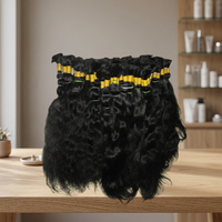 Extensions de cheveux naturels indiens Remy vierges à 100 %, texture ondulée lâche, texture ondulée profonde, pour femmes, nouvelle collection, les plus vendues