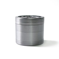 Grinder à fumée personnalisé avec impression laser, 40 mm, quatre couches, en alliage de zinc, modèle Bouledogue, accessoires pour cigarettes et autres articles de fumée