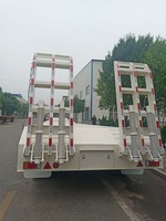 Semi-remorque porte-conteneurs surbaissé en acier au carbone de haute qualité, personnalisé et épaissi, pour le transport de marchandises, meilleur prix, offre spéciale