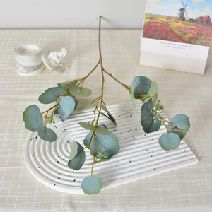 Fleurs Artificielles 3D Effet Naturel Feuilles d'Eucalyptus – Lot Multiples Pièces – Fleurs en Soie Haute Simulation – Décoration Florale – Bouquet de Mariage - Product Image 2