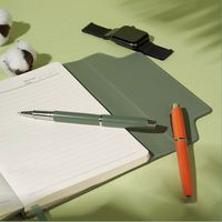 Cuaderno de Cuero de Alta Calidad A5, con Hojas Sueltas, Encuadernación en Espiral, Cosido con Hilo, 100 Hojas, Personalizable, Exquisito