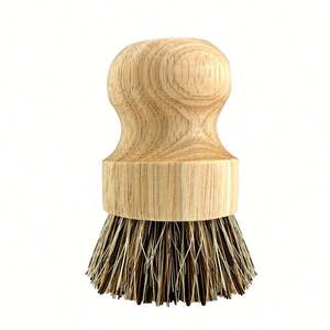 Cepillo de limpieza de alta calidad Mango corto de madera Fibra de coco Herramientas de limpieza del hogar - Product Image 6