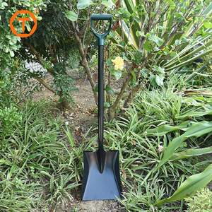 Herramientas de Jardinería Profesionales, Pala Agrícola, Pala de Punta Cuadrada con Mango de Acero - Product Image 2