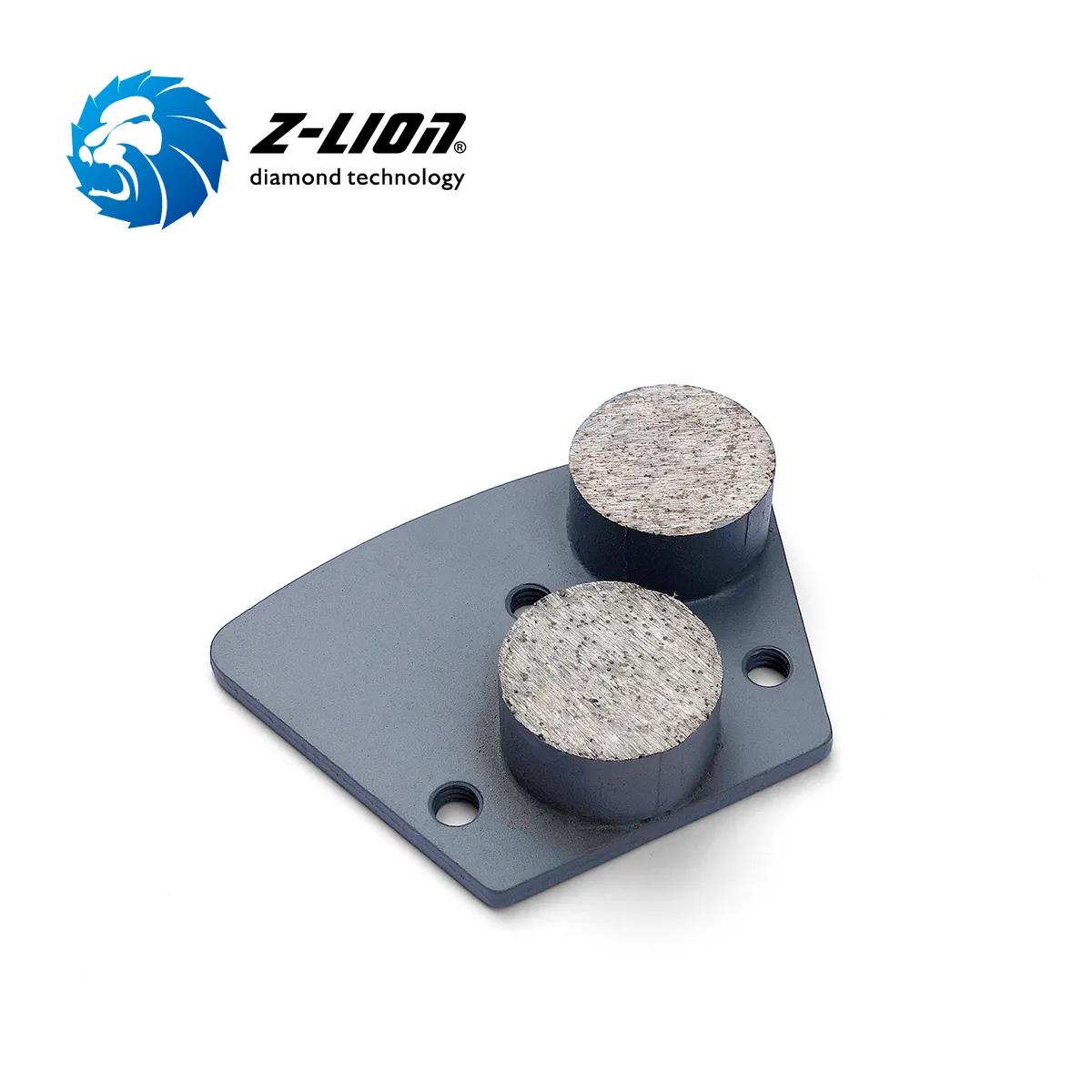 Z LION Redi Lock diamond grinding shoes double button segments for concrete