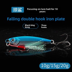 Leurre flottant en alliage <span class=keywords><strong>de</strong></span> <span class=keywords><strong>zinc</strong></span> avec triple hameçon renforcé pour lancer longue distance depuis le rivage, appât artificiel dur pour la pêche au Spanish Bonito - Product Image 5