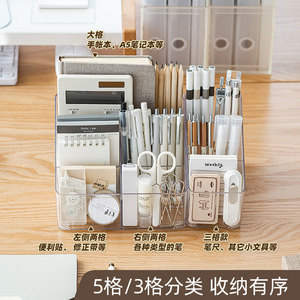 Good Products Of The Times Office Organizer Transparent Rectangle 17.7Cm X 14.6Cm X 12.5Cm Desktop Storage Box - Product Image 2