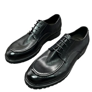 Zapatos Formales Negros Italianos Elegantes para Hombre, Zapatos de Vestir con Punta Cuadrada, Zapatos de Negocios de Talla Grande, Suministro de Fábrica, Zapatos de Boda Hechos a Mano - Product Image 1