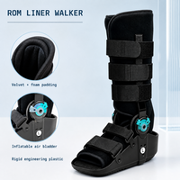 Botte de marche réglable de qualité médicale avec chambre à air gonflable pour la rééducation post-opératoire, la stabilisation des entorses de la cheville et des fractures