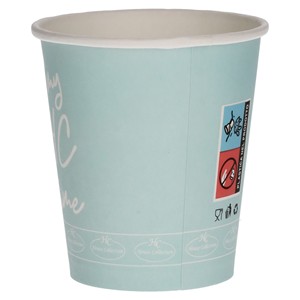 Gobelet en papier kraft à double paroi de 210 ml, 50 pièces, biodégradable, imperméable, impression dorée, logo personnalisé, bol en papier à paroi simple pour l'artisanat - Product Image 3