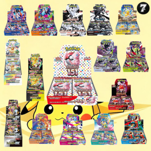 Caja Sellada 100% Oficial Pokémon TCG Japonés 151 SV2A Scarlet & Violet Booster Pack Caja de Regalo de Cartas Coleccionables PTCG - Product Image 1