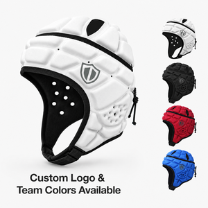 YOUNGSON Venta al por mayor Gorra de rugby personalizada, Casco suave para fútbol americano 7v7 con protección de bandera, Protector de cabeza acolchado de EVA, Protector de cabeza acolchado de EVA con diseño de panal para fútbol americano y esquí - Product Image 2