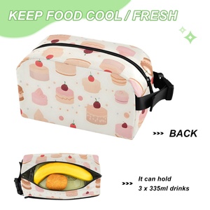 Lonchera Infantil Personalizada con Diseño de Pastel, Portátil, Impermeable, Pequeña, Aislada, con Cierre - Product Image 2