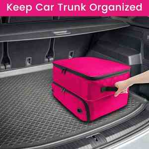 Golf <b>Trunk</b> Organizer - 3 Layers Locker <b>Storage</b> Bag With Separate Compartment for 2 Pair Shoes, Car Locker Efficient <b>Storage</b> - Product Image 5